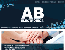 Tablet Screenshot of abelectronica.com.ar